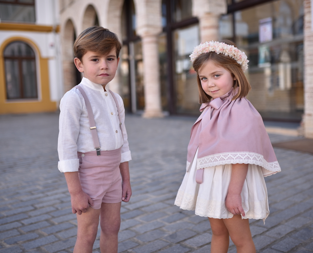 Colecci n de ceremonia delucia moda infantil vestidos de arras